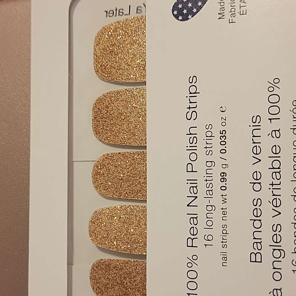 Color street nail strip